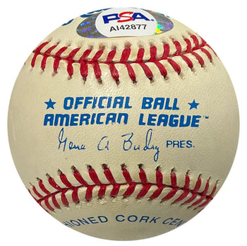 Lawrence Eugene Doby Autographed Baseball (Psa)