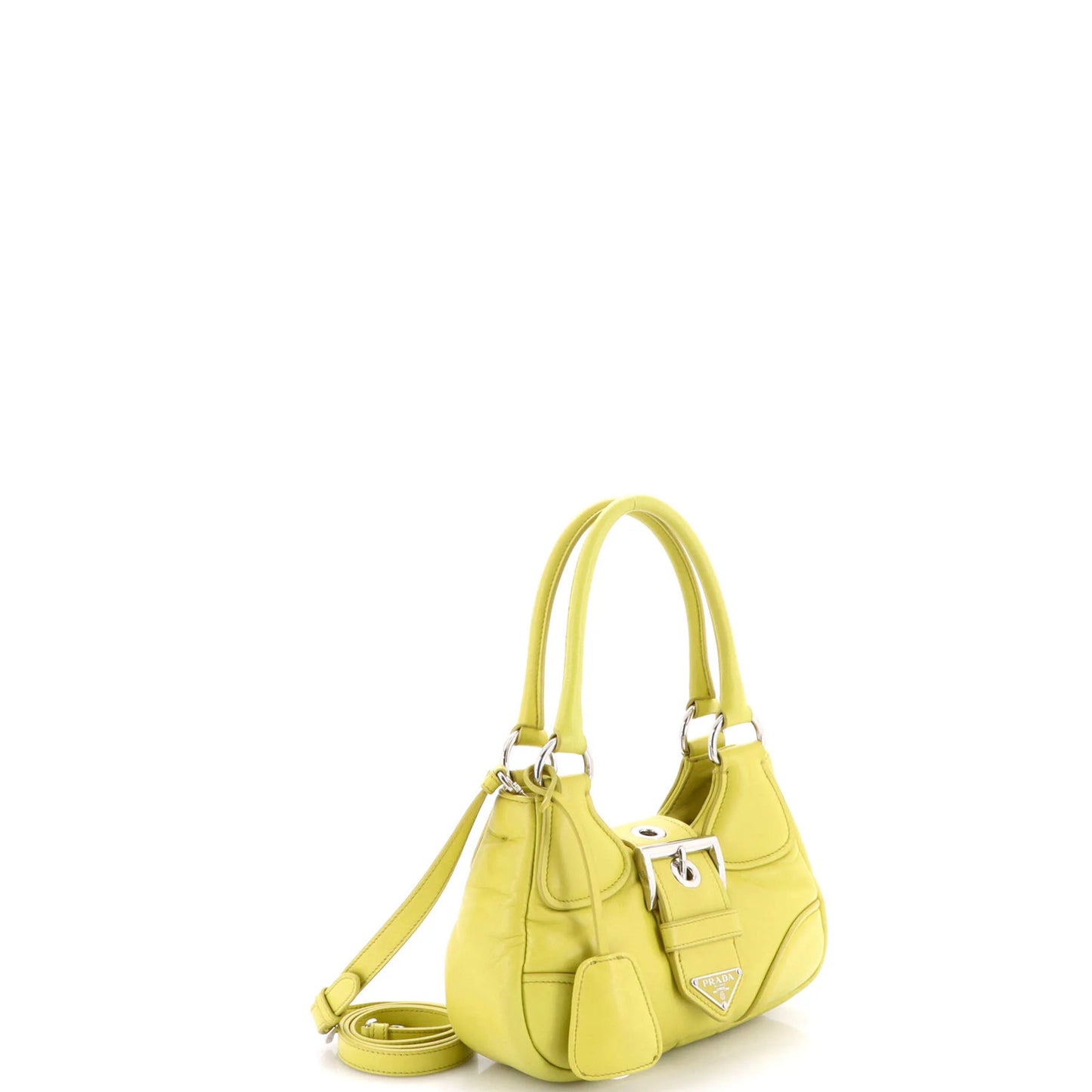 Prada Re-Edition 2002 Moon Handle Bag Padded Nappa Leather