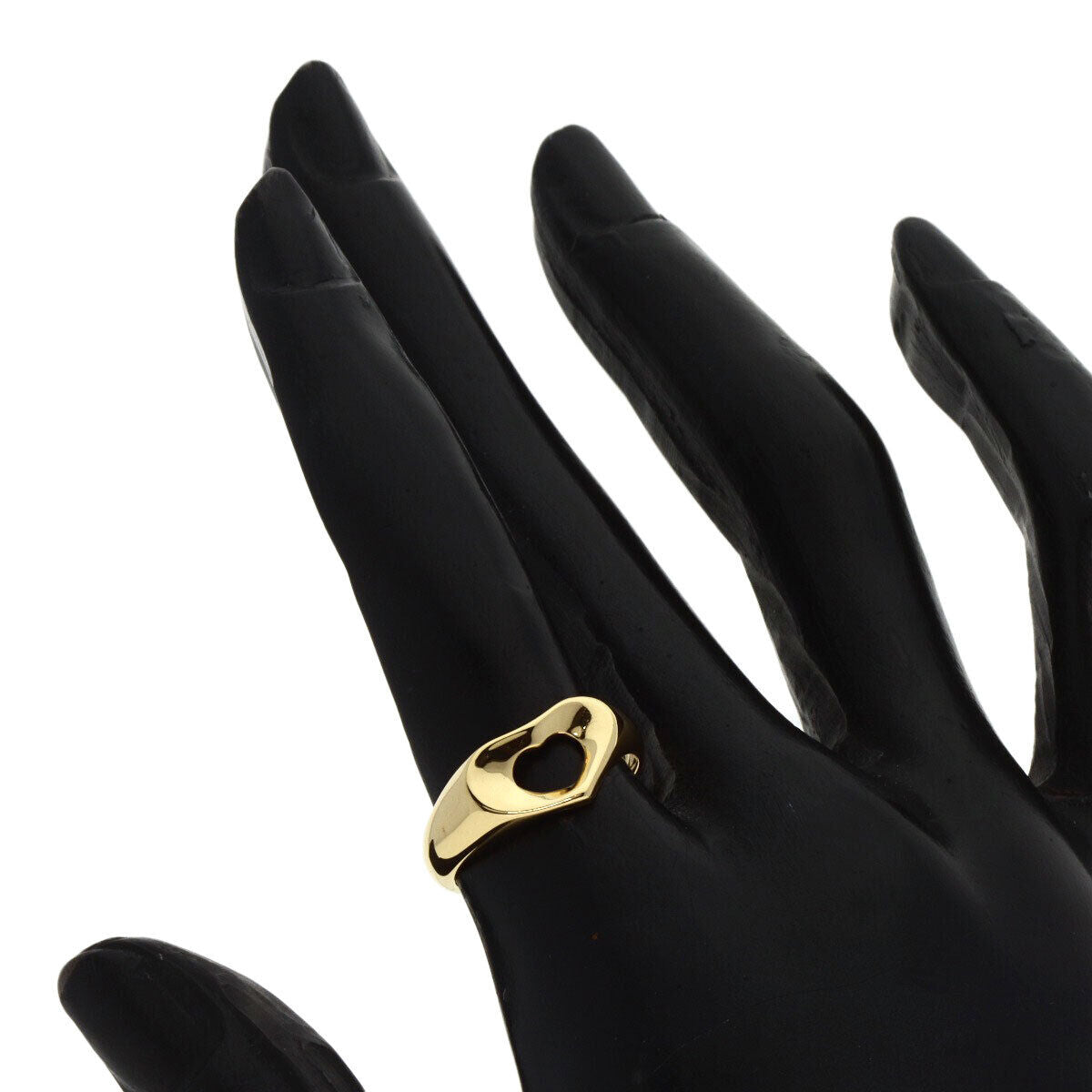 TIFFANY&Co. Ring Open heart K18 Yellow Gold