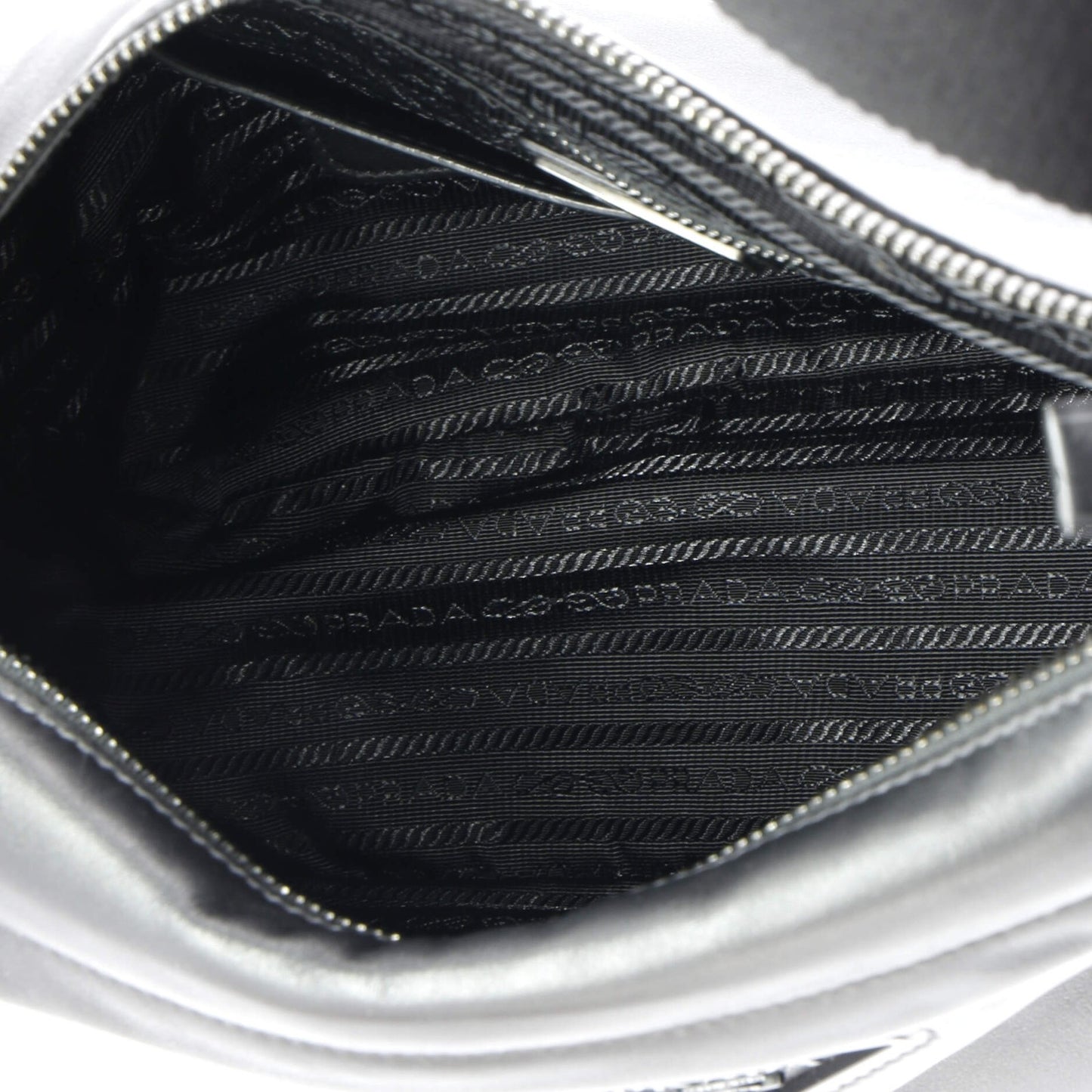 Prada Re-Edition Zip Messenger Bag Leather Large