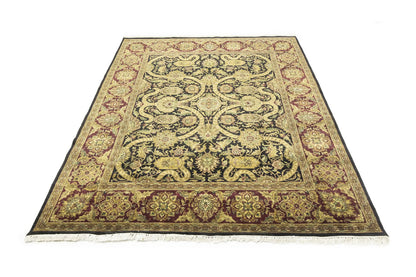 8X10 ft Handmade Floral Traditional Wool Rug