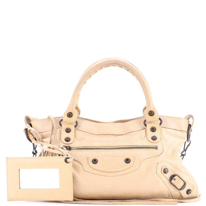 Balenciaga First Classic Studs Bag Leather
