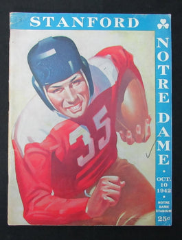 10/10/1942 Stanford Vs. Notre Dame College