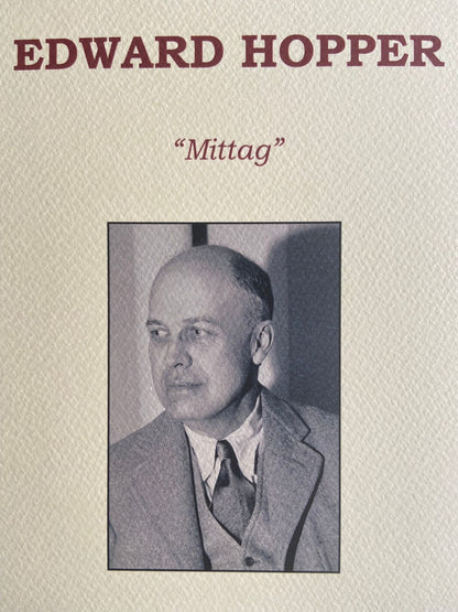 Edward Hopper Lithograph Coa Hand Signed Numbered Limited