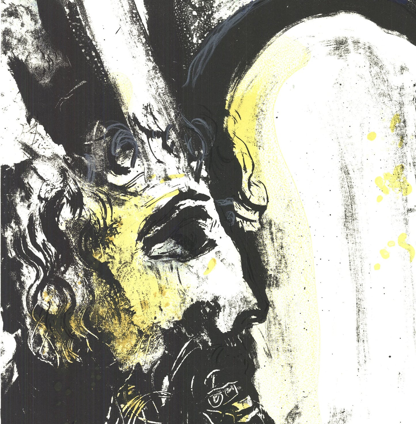 Marc Chagall Moses And The Tablets Of The Law " Lithograph Mo