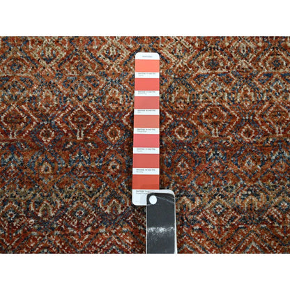 2'7"X10' Red Kohinoor Herat Pattern Soft Wool Hand Knotted Runner Rug