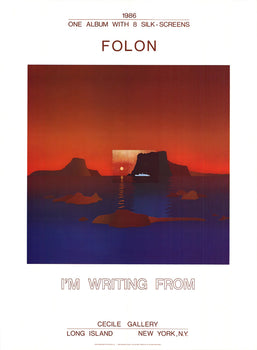 Jean-Michel Folon I'M Writing From 
