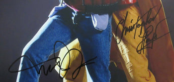 Michael J Fox/Christopher Lloyd Auto/Sign 16X20
