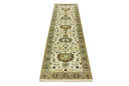 2'6X10 Ft Handmade Peshawar Runner Rug Oriental