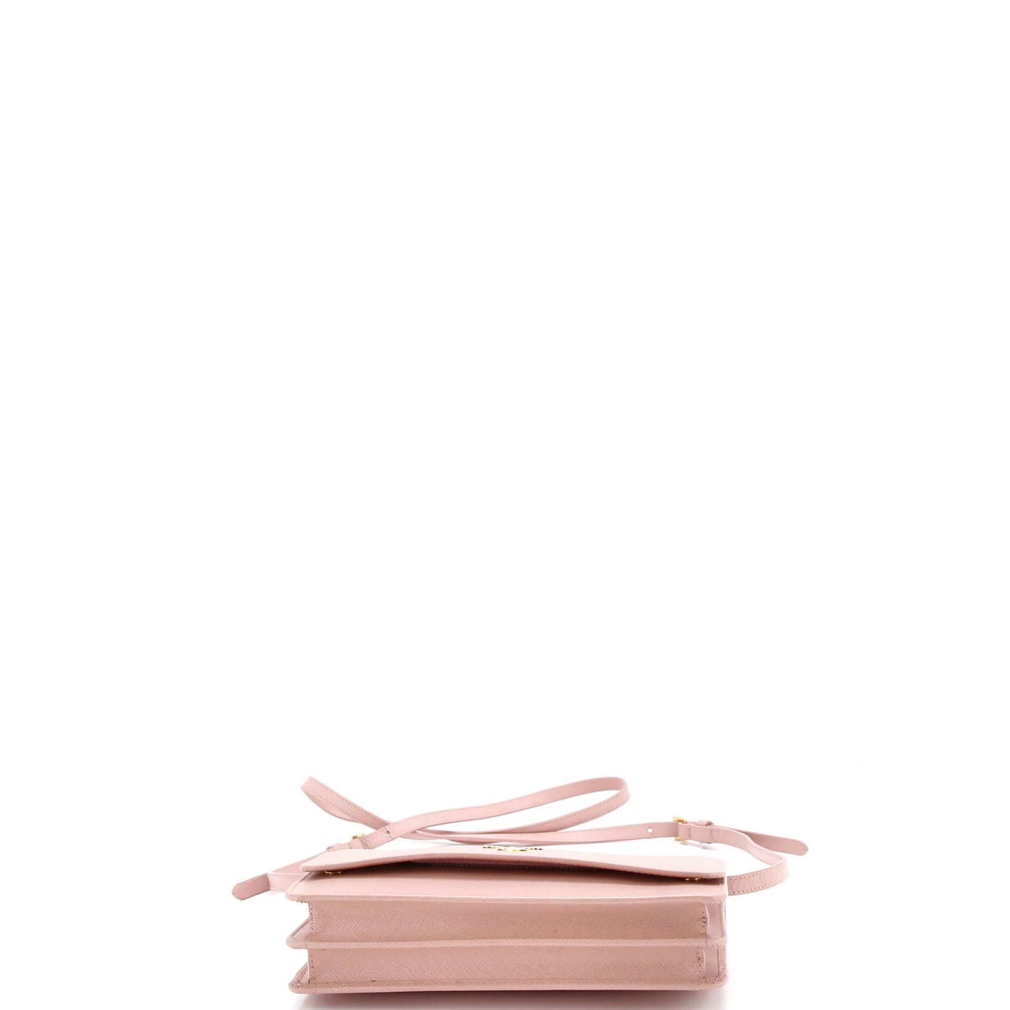 Prada Wallet On Strap Saffiano Leather Small