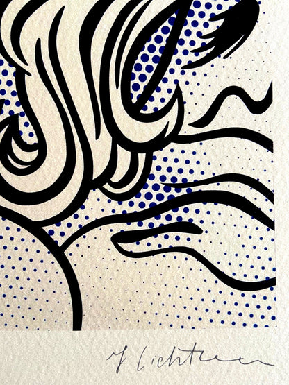 Roy Lichtenstein Lithograph Signed and Numbered with Robert Indiana