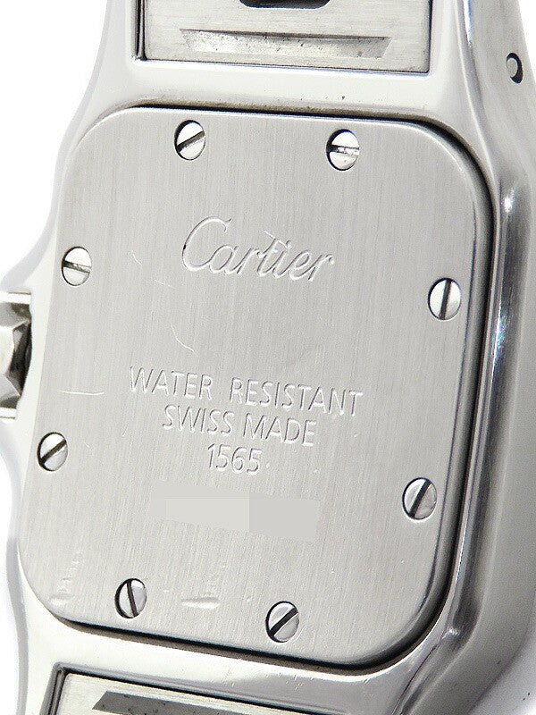 Cartier Santos Galve Sm W20056D6 White Ladies Used Watch #61123