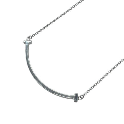 Tiffany & Co. T Smile Small Necklace K18Wg