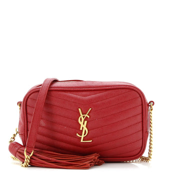 Saint Laurent Lou Camera Bag Matelasse Chevron Leather Mini