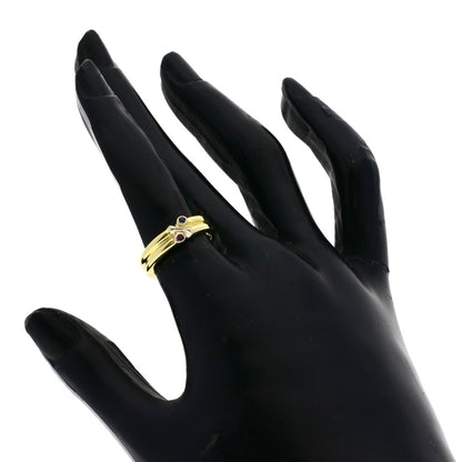 Tiffany&Co. Signature Ruby Sapphire Ring K18