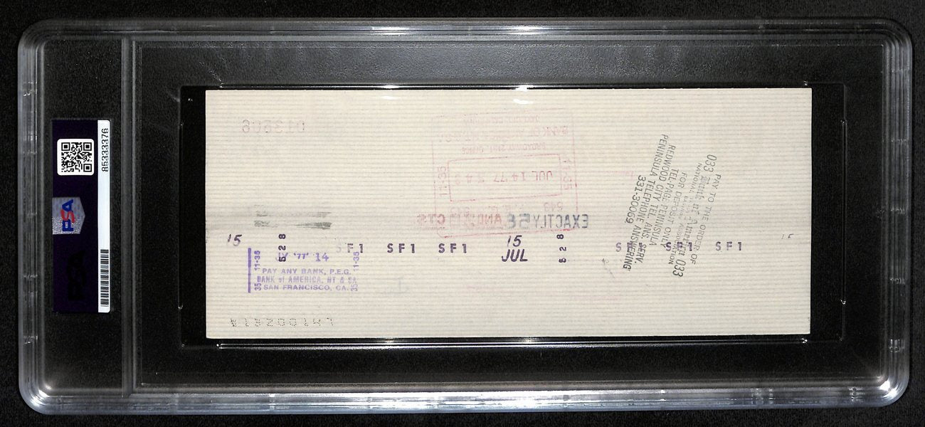 Al Davis Hof Signed/Autographed 8.5X3.5 Bank