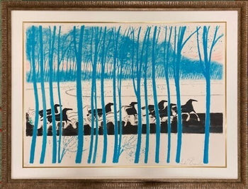 Andre Brasilier Signed Original Lithograph Le