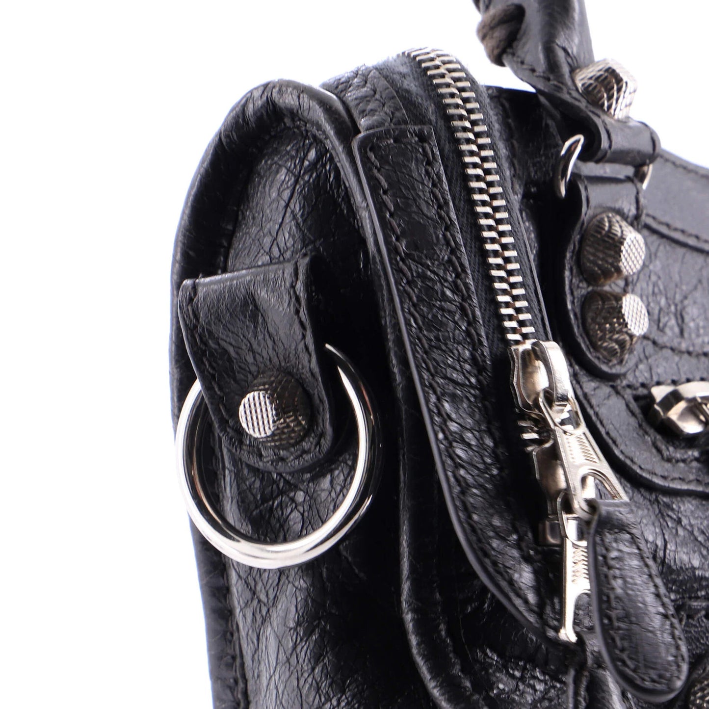 Balenciaga City Classic Studs Bag Leather Mini