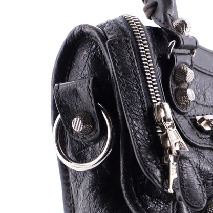 Balenciaga City Classic Studs Bag Leather Mini