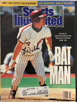 Lenny Dykstra Signed Sports Illustrated - June 4