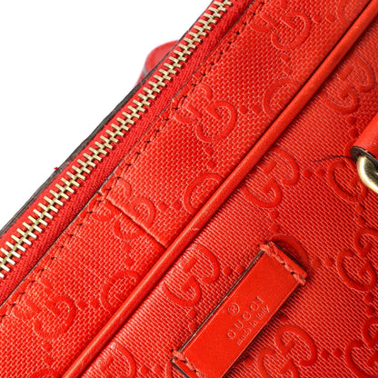 Gucci Signature Convertible Briefcase Guccissima Leather Medium