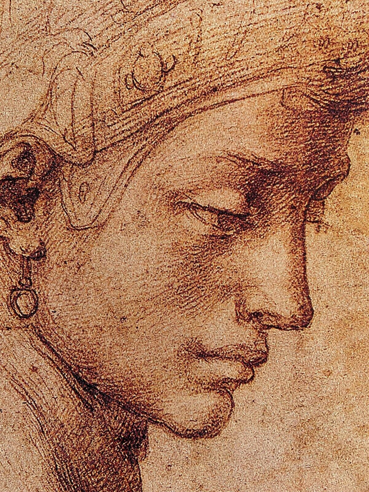 Michelangelo Buonarroti Lithograph 1968