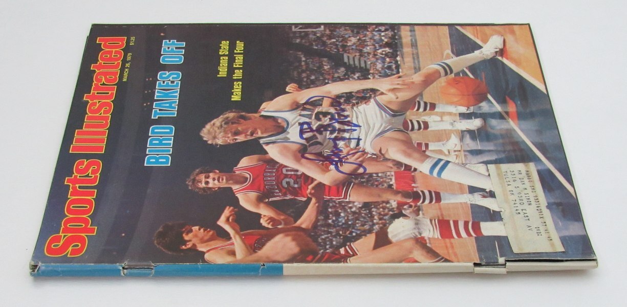 Larry Bird Signed 1979 Sports Illustrated