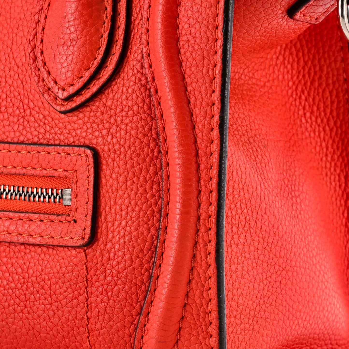 Celine Luggage Bag Grainy Leather Nano