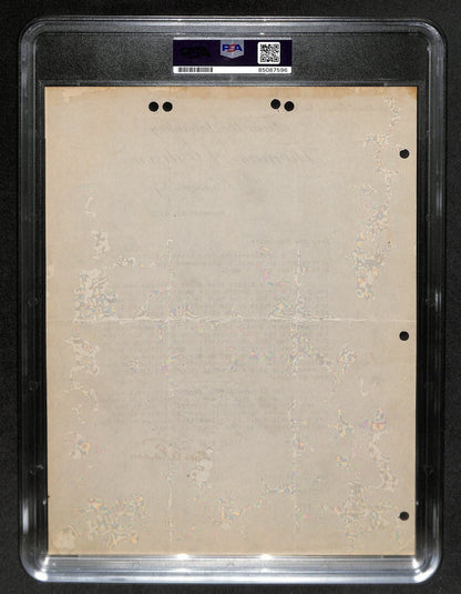 Thomas Edison Auto/Signed Vintage 1922 Tls Letter
