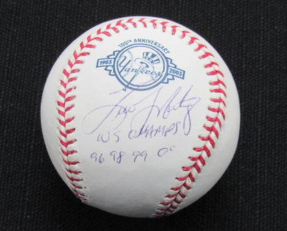 Tino Martinez Signed/Auto Yankees 100Th Oml