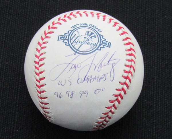 Tino Martinez Signed/Auto Yankees 100Th Oml