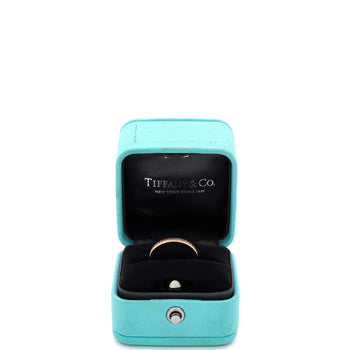 Tiffany & Co. Lock Ring 18K Rose Gold With Diamonds