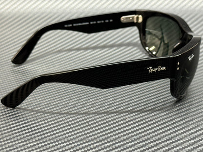 RAY BAN RB2289 901 31 Black Green Mega Balorama Unisex 60 mm Sunglasses