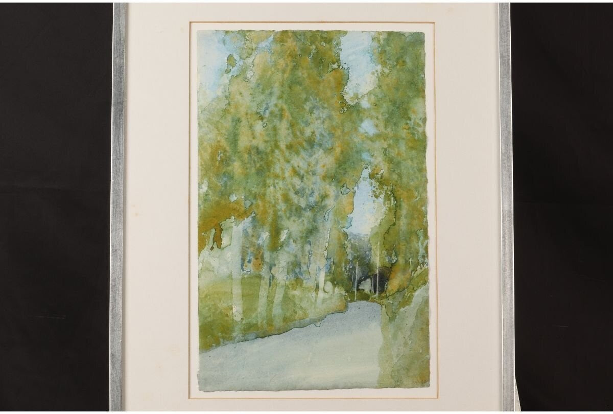 Gottfried Salzmann Original Painting Watercolor