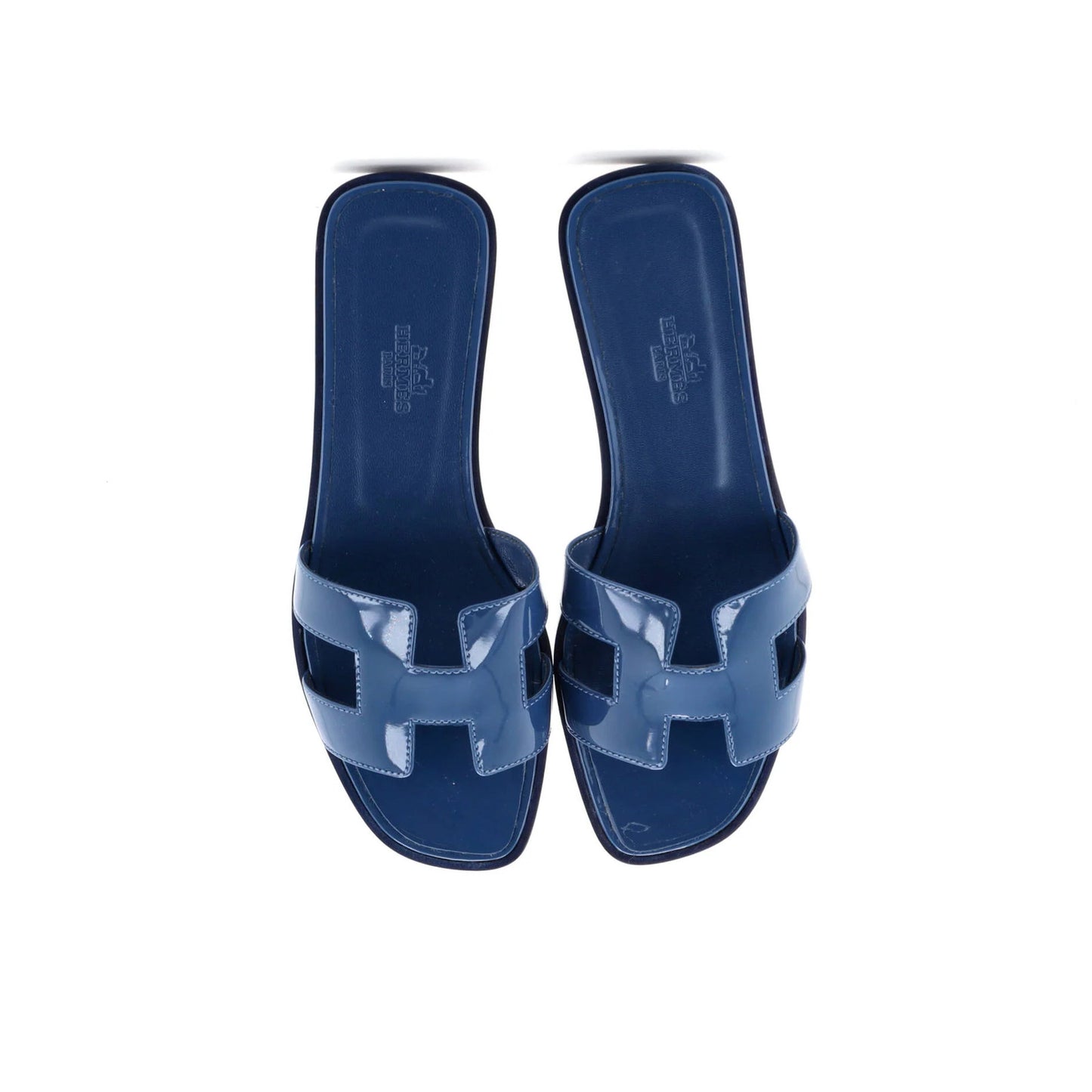Hermes Women'S Oran Sandals Patent