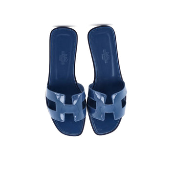 Hermes Women'S Oran Sandals Patent