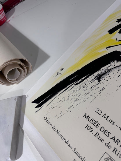 Hommage A Christian Dior Authentic Original Poster 1987 By Rene Gruau 16X24