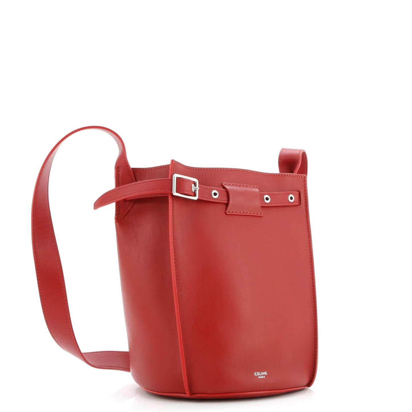 Celine Long Strap Big Bag Bucket Leather