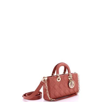 Christian Dior Lady D-Joy Bag Cannage Quilt Lambskin Medium