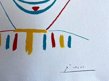 Pablo Picasso Lithograph Coa Published Signed Op