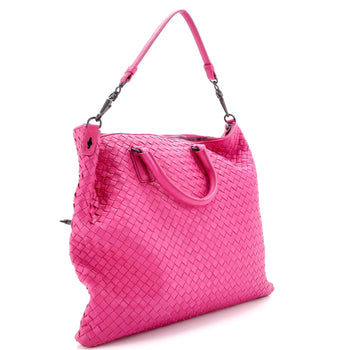 Bottega Veneta Convertible Satchel Intrecciato Nappa Medium