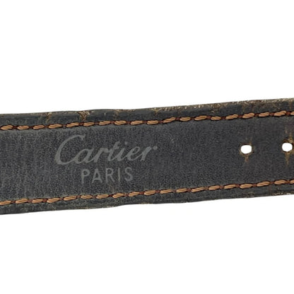 Cartier Must Tank Vermeil Sm 366001 Beige Sv/Gf Quartz