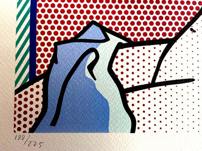 Roy Lichtenstein Lithograph Coa Hand Numbered