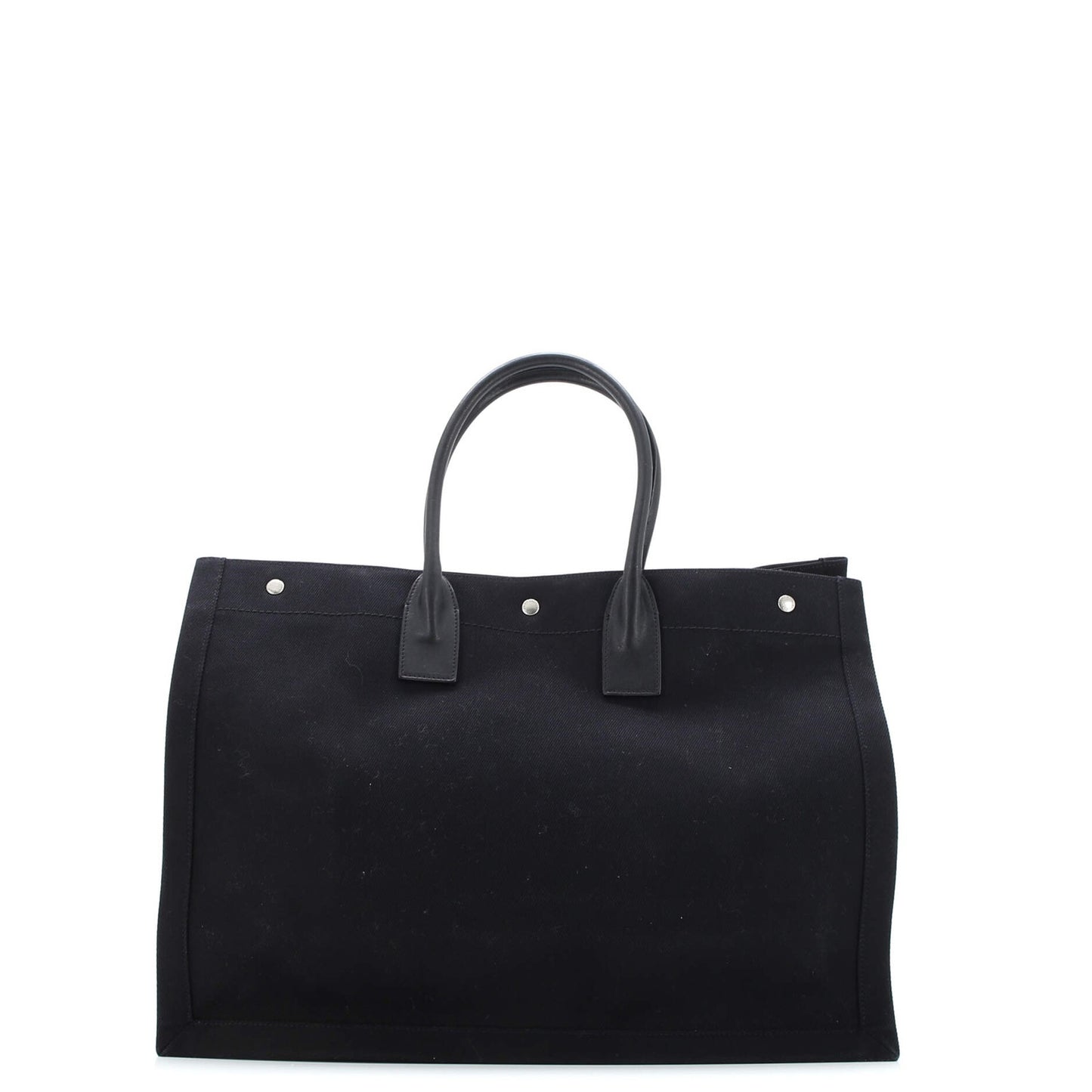 Saint Laurent Rive Gauche Shopper Tote Camo Canvas Large