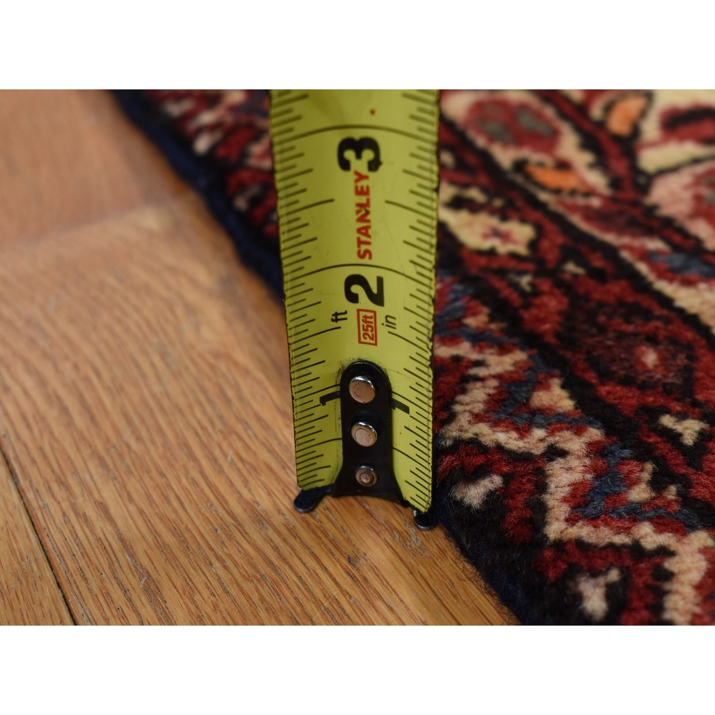 5'3"X11' Red New Zoroastrian Baktiarjoon Wool Hand Knotted Runner Rug