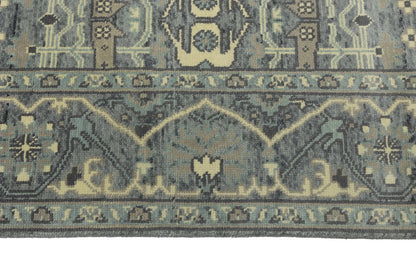 Large Oushak Wool Oriental Rug Muted Floral