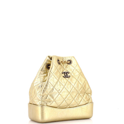 Chanel Gabrielle Backpack Quilted Calfskin Small