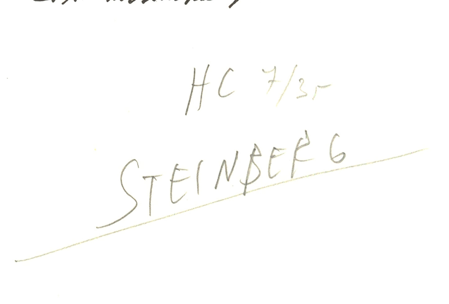 Saul Steinberg Maeght-Zurich Signed " Lithograph Modernism Mul