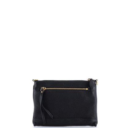 Prada Flat Zip Crossbody Bag Vitello Daino Mini