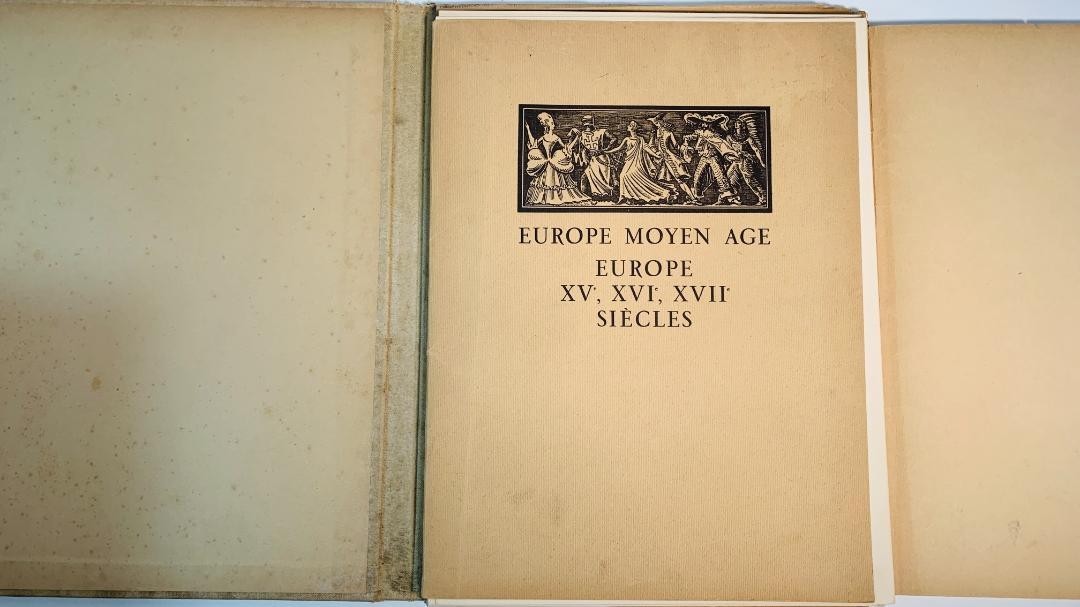 Le Costume Historique Europe I By Racinet - 19Thc French Lithograph Costume Book